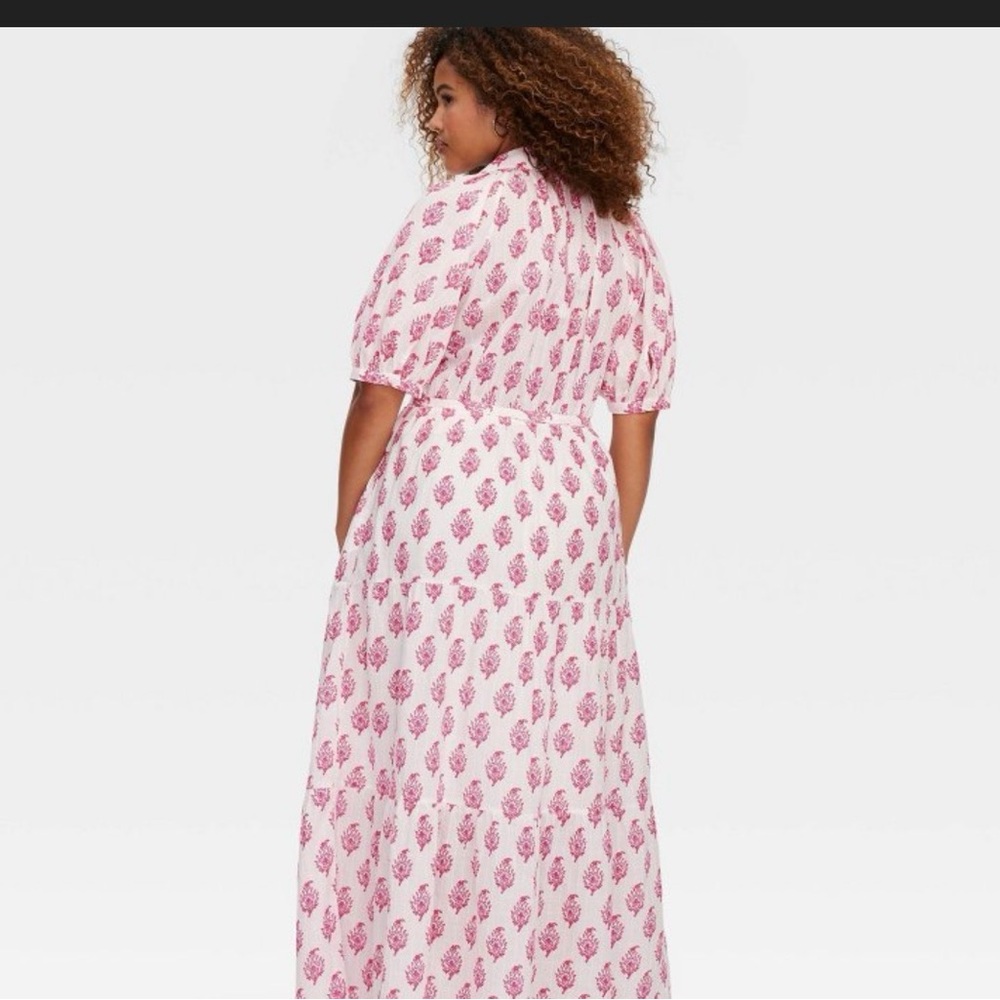 Roller Rabbit x Target Pink Maxi Dress-large - Picture 3 of 4